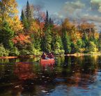 Descente de la rivière en canot