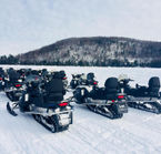 Excursion de motoneige, Laurentides, QC