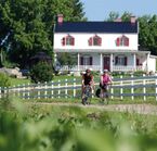 Vélo sur l'île
