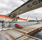 Transfert hydravion en pourvoirie - La Tuque