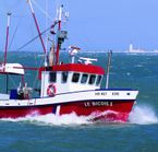 Bateau de pêche au large de Pointe-au-Père