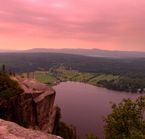 Beautiful view of the Eastern Townships, Canada