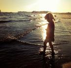 Twilight walk on the shores of Lac St-Jean