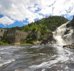Ouiatchouan Falls and the mill, Val-Jalbert