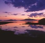 Coucher de soleil au parc du Bic