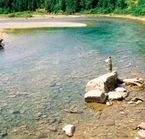 Salmon fishing on the Ste-Anne River