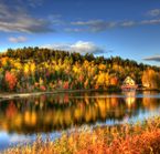 Parc de la Jacques-Cartier en automne