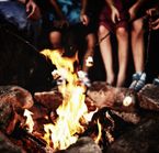 Around the campfire, Oka Park