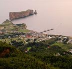 Percé from the air