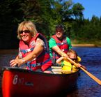 Canoe trip on the Bras-du-Nord River