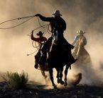 Cowboys on an Ashcroft ranch