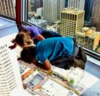 Plancher de verre de la tour de Calgary