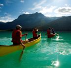 Canoe on the Emerald Lake
