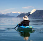 Kayaking on the Harrison Lake