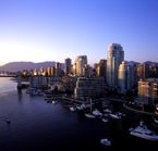 False Creek and the Burrard bridge