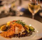 Repas servi à l'Auberge