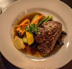 Repas servi à l'Auberge 