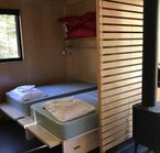 Chambre, poële à bois