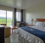 Chambre à un lit queen et un divan-lit