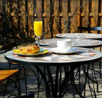 Meal on the terrace