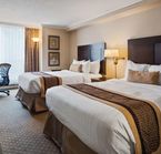 Chambre 2 lits doubles 