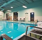 Piscine chauffée à l’eau salée