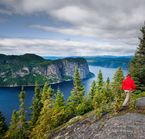 Hiking in Saguenay Park