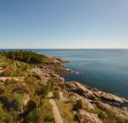 Vue spectaculaire sur l'estuaire du Fleuve St-Laurent