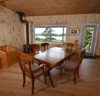 Dining room with a view