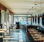 Restaurant 1909 Kitchen, vue sur la baie