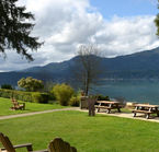 View of the lake