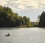 Paddle Board sur le lac