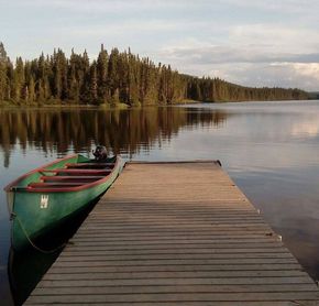Trout fishing, Lac Edouard, QC