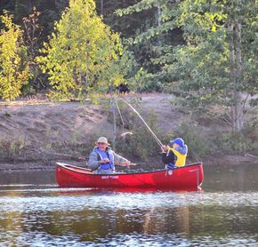Pêche sur le lac