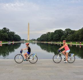 Bike ride in National Mall
