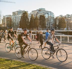 Vancouver guided tour by bike
