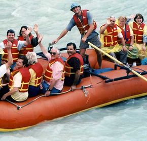 Rafting on the Athabasca - Jasper