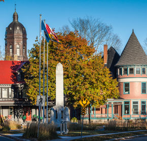 Le charmant centre-ville de Fredericton, Nouveau-Brunswick