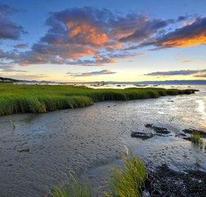 Sunset over Kamouraska