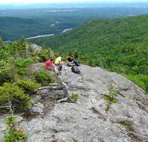 Hiking on Mount Orford