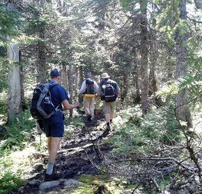 Hiking in the Mont-St-Pierre area