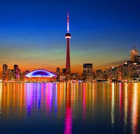 Coucher de soleil sur Toronto