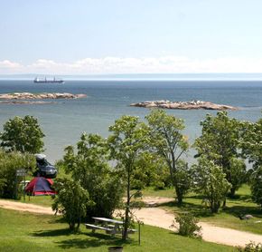 Vue sur le fleuve Saint-Laurent