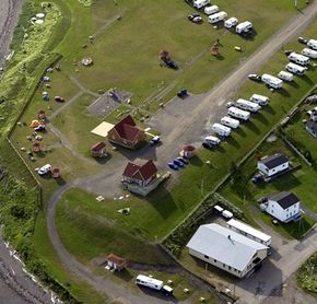 Camping Parc et Mer Mont-Louis - Vue aérienne