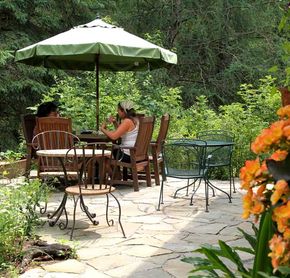 Jardins de l'Achillée Millefeuille - Terrasse