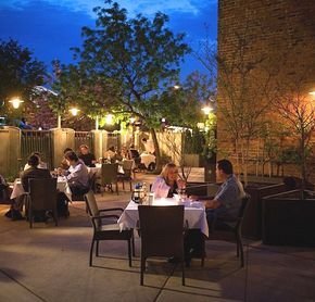 Restaurant terrace