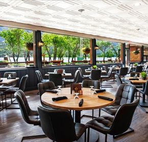 Lake view restaurant