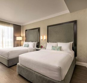Two Queen beds room