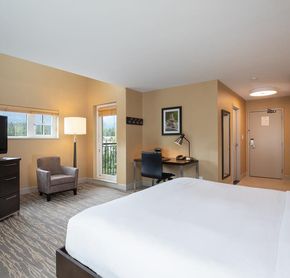 Room king bed with balcony