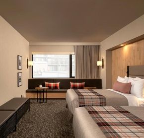 Room with two beds